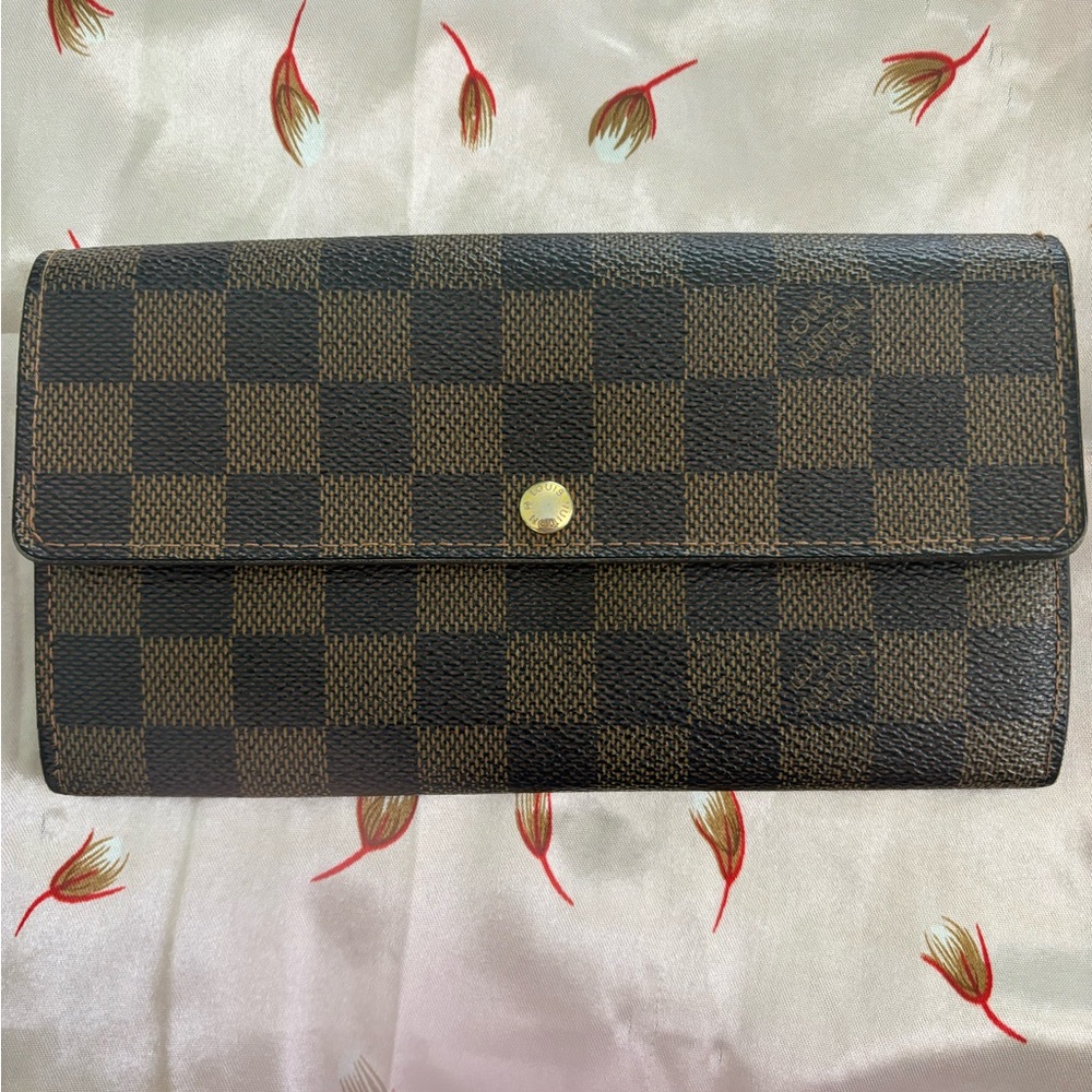 Louis Vuitton Sarah Wallet Damier Ebene